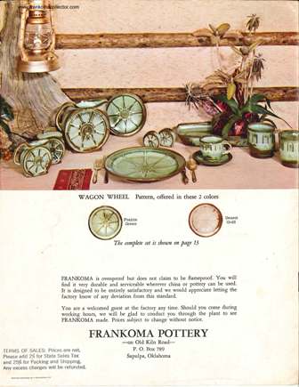 1962 Catalog Back